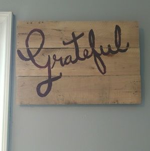 Palette Handmade "Gratitude" Board